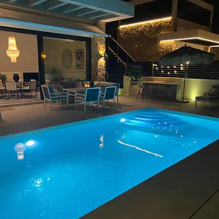 Pmt22 - Luxury With Private Heated Pool And Jacuzzi فيلة *